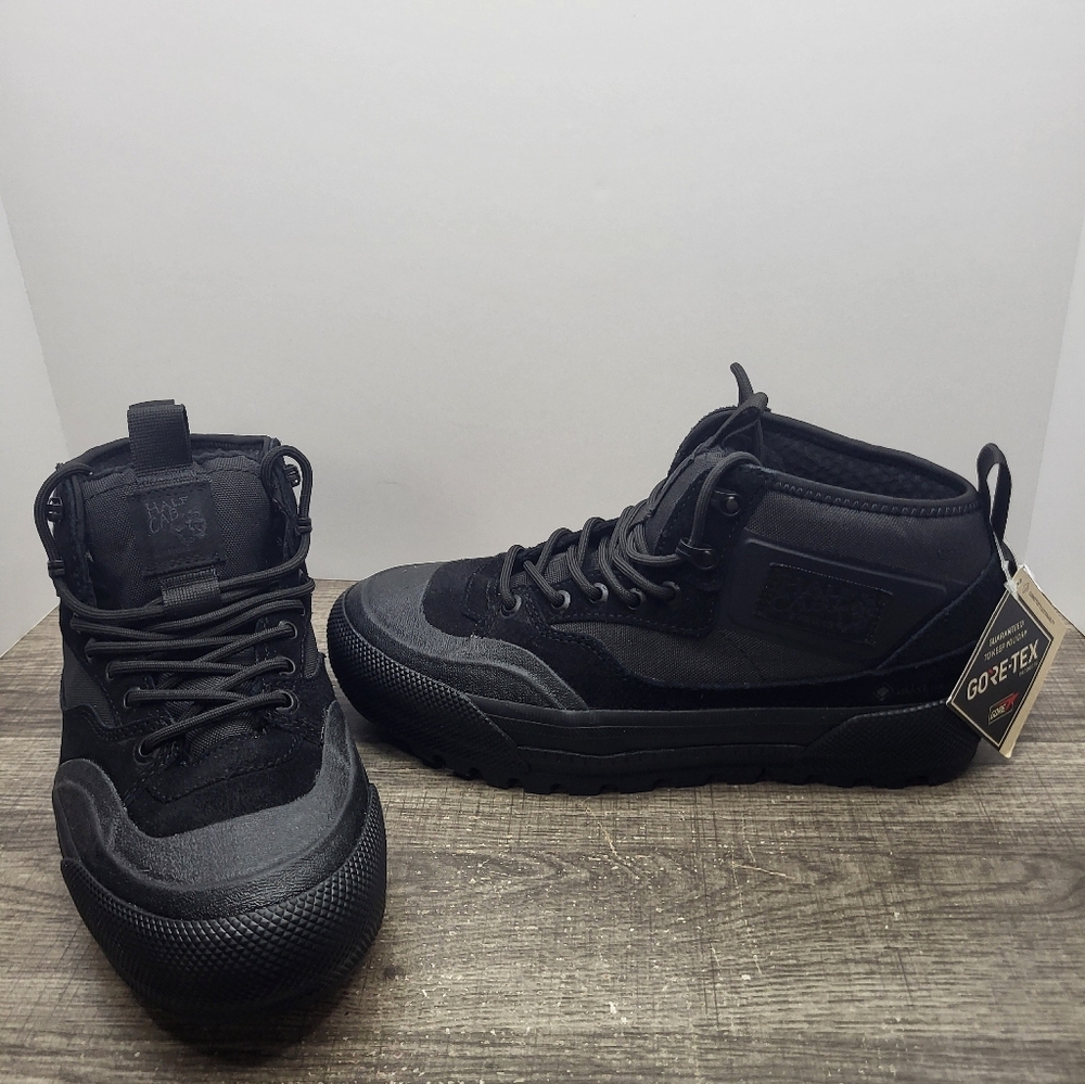 Vans Half Cab MTE Gore-Tex Sneakerboot Black Mens Sz 7.5 Wms 9 New